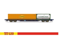 Hornby TT6031 - TT - Containertragwagen Freightliner, KFA, Ep. IV